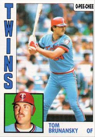 1984 O-Pee-Chee Baseball Cards 098      Tom Brunansky